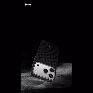 Musta Benks Magnetic Armor Pro Armor Grid 600D kevlar- ja metallikehyksinen suojakuori (C.K.FL.AP.BK.B072) malleihin iPhone 18 Pro / iPhone 17 Pro Camera Control -painikkeella