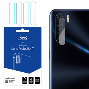 3MK Flexible Glass Lens OPPO A91 Kamerasuoja 4 kpl