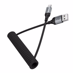 Kaapeli USB A - Micro USB Hoco 2,4A 1,5 m X121 musta