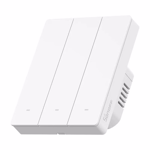 SONOFF M5-3C-80W WiFi Matter -älykäs seinäkytkin, 3-kanavainen, kehykseen