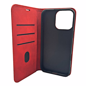 Smart Suede Suojakuori iPhone 17 Pro 6,3:lle punainen
