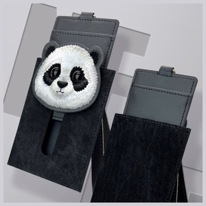NIMMY korttilompakko BIG EYED PET 2.0 Panda musta