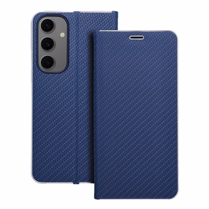 Flip case for Samsung S24 FE Luna Book Carbon blue