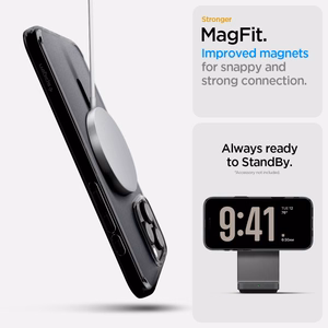 Spigen Ultra Hybrid T MagSafe Suojakuori iPhone 16 Pro Max -puhelimelle - musta