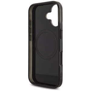 AMG Double Layer Läpinäkyvä Graphics MagSafe Suojakuori iPhone 17:lle - Musta