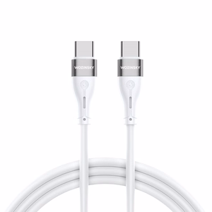 Wozinsky WSTCC1 USB-C / USB-C PD 65W kaapeli 1 m - valkoinen
