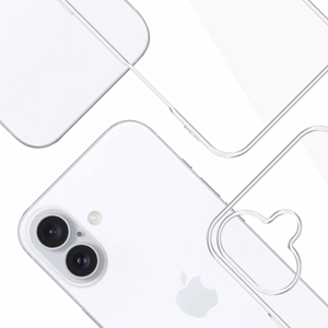 3mk Clear Case Eco Suojakuori Apple iPhone 16 Plus:lle - läpinäkyvä