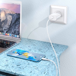 Charger Hoco N22 25W USB-C + USB-C to USB-C cable 1.0m white