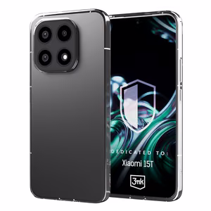 3mk Clear Case Xiaomi 15T 5G:lle - läpinäkyvä