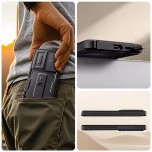 Tech-Protect Kevlar Cam+ -suojakuori Samsung Galaxy S26 Ultra:lle musta