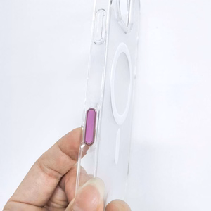 Camera Control -aktiivipainike IPHONE 16 -sarjan Suojakuorelle Drop Glue / Clear Mag Cover harmaa