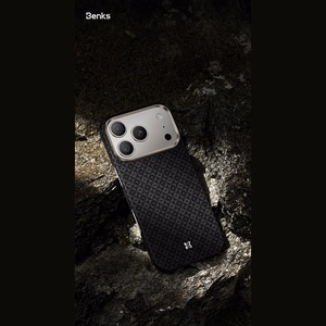 Musta Benks Magnetic Armor Air Armor Grid 600D kevlar- ja metallikehyksinen suojakuori (C.K.FL.AP.BK.0072) malleihin iPhone 18 Pro / iPhone 17 Pro