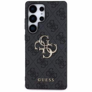 Guess Big 4G Logo Classic Logo Suojakuori Samsung Galaxy S25 Ultralle musta