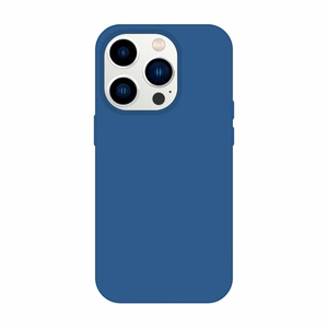 Tel Protect Silicone Premium Suojakuori iPhone 14 Pro:lle tummansininen