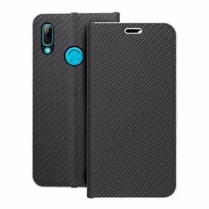 Flip-suojakuori Huawei P Smart 2019:lle Luna Book Carbon musta