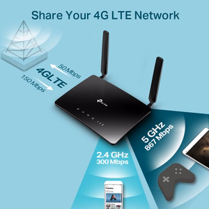 TP-Link Archer AC1200 langaton kaksikaistainen 4G LTE reititin