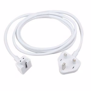 Laturisovitin kaapelilla alkuperäinen UK (1,8m) MagSafe/MacBook/iPod Z622-0157 Type F (16A) (käytetty A-luokka)