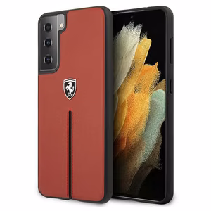 Ferrari FEOSIHCS21MRE S21+ G996 punainen/punainen kovakotelo Off Track Nahka Nylon raita