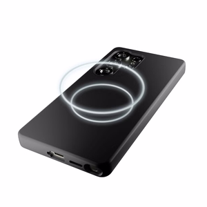 Puro Icon silikoninen suojakuori Samsung Galaxy S25 Ultra -puhelimelle - musta