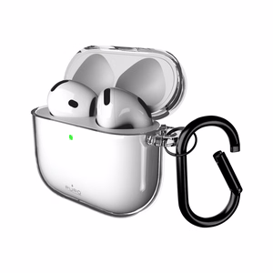 Puro 0.3 Nude -suojakuori AirPods 4:lle - läpinäkyvä