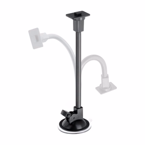 Autopidike puhelimelle Forcell F-Grip Regular 27 cm tuulilasiin / kojelautaan / tuuletusaukkoon musta