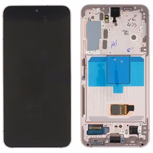 LCD-näyttö Samsung S901 S22 5G kosketusnäytöllä ja kehyksellä Pink Gold alkuperäinen (service pack)