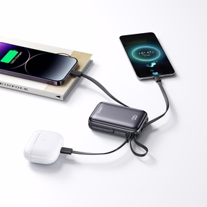 Joyroom JR-PBF29 20000mAh 22.5W Powerbank with Double Cable - Black