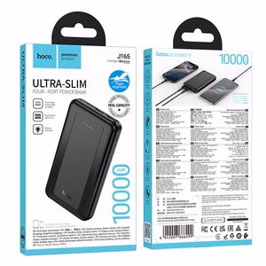 Hoco J165 -varavirtalähde 10000 mAh 2A, musta