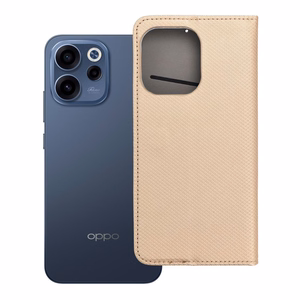 Smart Case Book -suojakuori OPPO Reno 15 kultainen