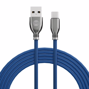 Forever Tornado cable USB - USB-C 1,0 m 3A navy blue