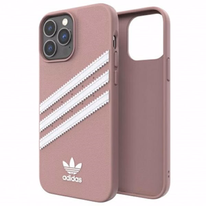 Adidas OR Molded Case PU iPhone 13 Pro Max - vaaleanpunainen - vaaleanpunainen