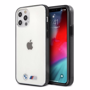 BMW Sandblast kotelo iPhone 12 Pro Max - läpinäkyvä - läpinäkyvä