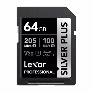 Lexar Professional SILVER PLUS SDXC 64 Gt:n muistikortti