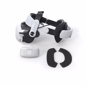 BoboVR M3 Pro hihna Meta Quest 3 VR-kuulokkeille + BoboVR B2 akku - musta ja valkoinen