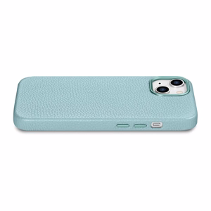 iCarer Litchi Premium Nahkakotelo iPhone 14 Magneettinen nahkakotelo MagSafe Vihreä (WMI14220709-GN)