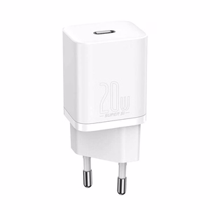 Laturi Baseus Super Si 20W USB-C valkoinen CCSUP-B02