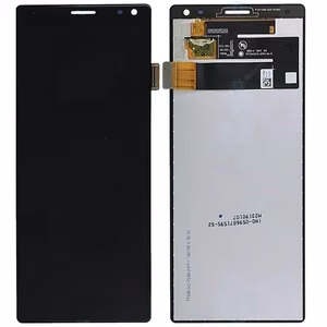 LCD-näyttö Sony Xperia 10/Xperia XA3 kosketusnäytöllä musta alkuperäinen (käytetty Grade A)