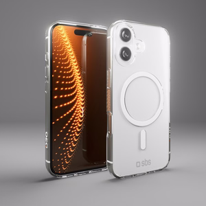 SBS Extreme Mag Suojakuori D3O-teknologialla iPhone 17:lle - läpinäkyvä