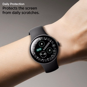 Spigen Elite Shield EZ Fit 2 kpl hydrogeelikalvoja Google Pixel Watch 41 mm -mallille