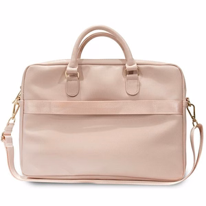 Guess Triangle 4G bag for a 16" laptop - pink