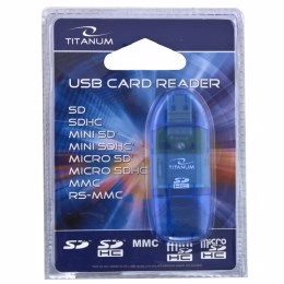 TITANUM TA101B kortinlukija sininen USB 2.0