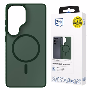 Samsung Galaxy S26 Ultra – 3mk Smoke MagCase vihreä puhelimen suojakuori