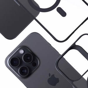 3mk Satin Armor MagCase MagSafe-suojakuori iPhone 14 Pro Max:lle - kirkas mustalla kehyksellä