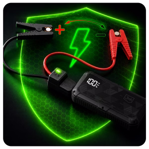 3mk Motio HyperBoost Flow 1500A 10,000mAh Smart Start -kaapeleilla ja valolla