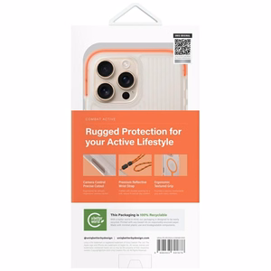 Uniq Combat Active Magclick Lataus Suojakuori iPhone 16 Pro Max:lle - Oranssi