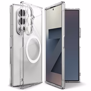 Ringke Fusion Magneettinen MagSafe Suojakuori Samsung Galaxy Z Fold 7:lle - Kirkas