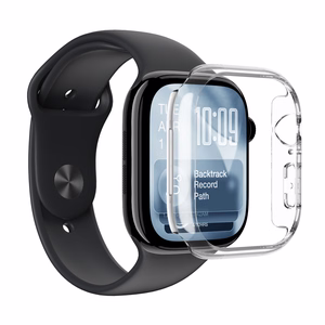 AmazingThing Minimal suojakuori Apple Watch Series 11 46mm:lle - läpinäkyvä