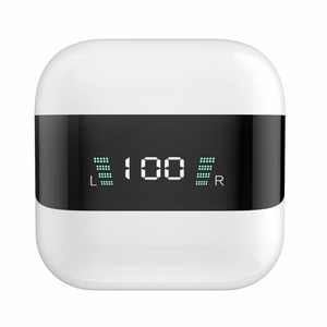 Bluetooth Hands Free Dudao "U15S" White (with LED display)