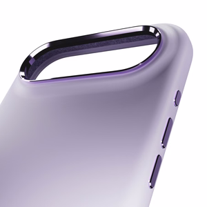 Puro Icon Mag Pro nestesilikoninen Suojakuori iPhone 17 Air:lle, MagSafe -yhteensopiva, kamerasuojauksella ja alumiinipainikkeilla - vaaleanpunainen