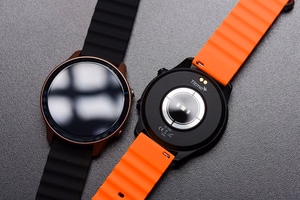 Hihna Samsung Galaxy Watch:lle Forcell F-Design FS05 polyesterikuitu solki 22 mm oranssi